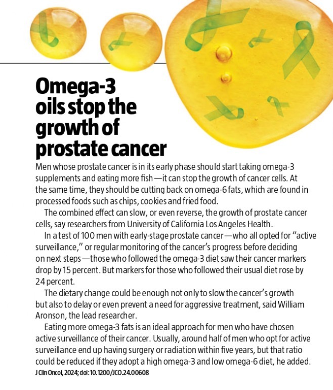 omega3 prostate cancer